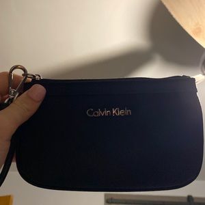 Black Calvin Klein Wristlet